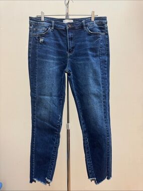 Vervet skinny jean with seam detail 32x28